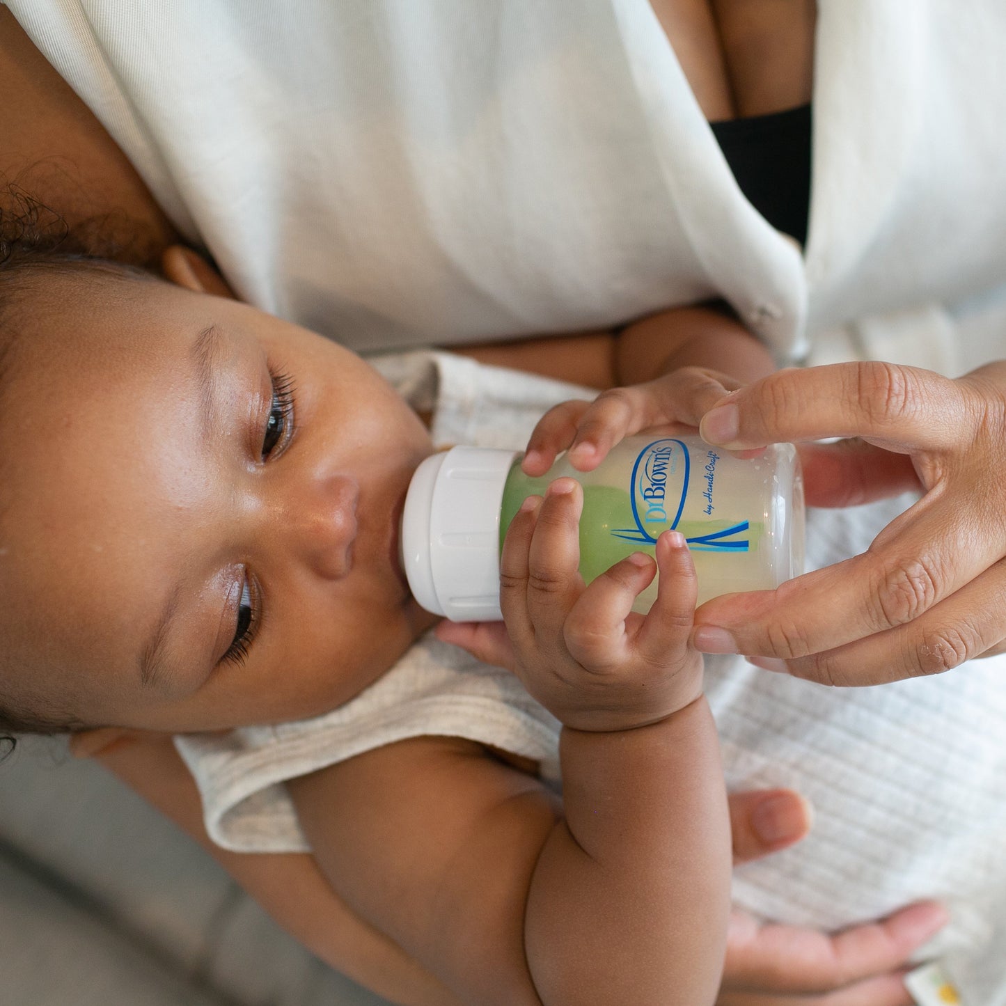 Dr. Brown's Natural Flow Anti-Colic Narrow Baby Bottle, 2oz/60mL with Preemie Flow™ Nipple, 2-Pack