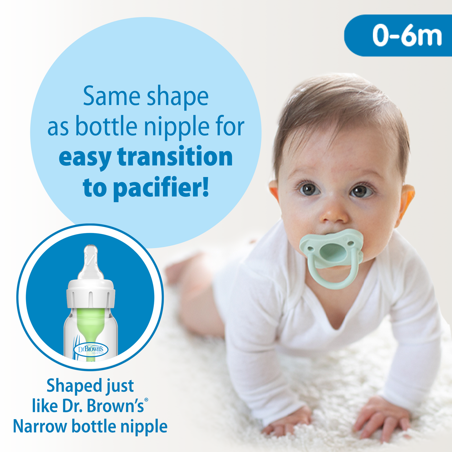 Dr. Brown’s® Lovey Pacifier and Teether Holder, Giraffe