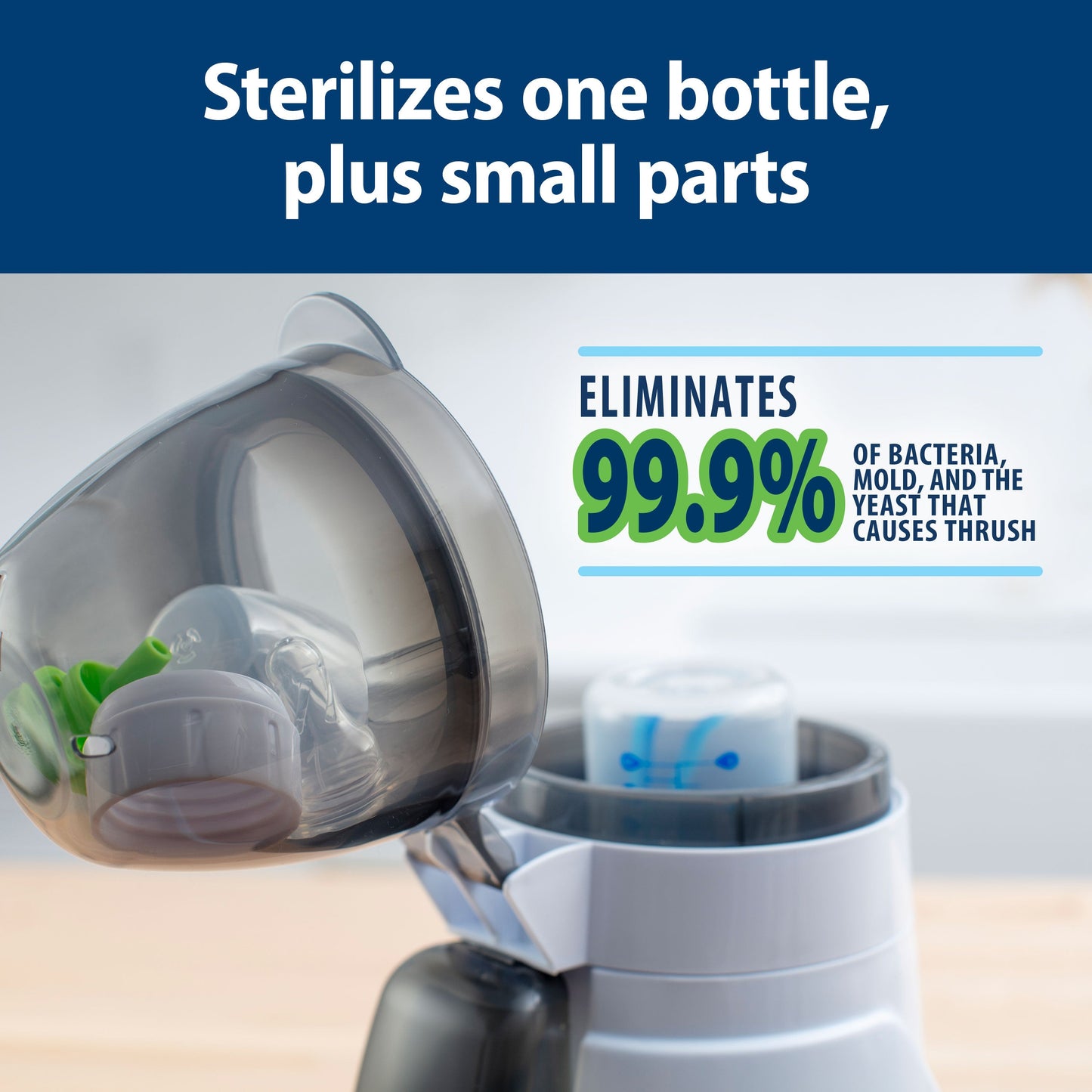 Dr. Brown’s Deluxe Baby Bottle Warmer and Sterilizer, For Baby Bottles and Baby Food Jars