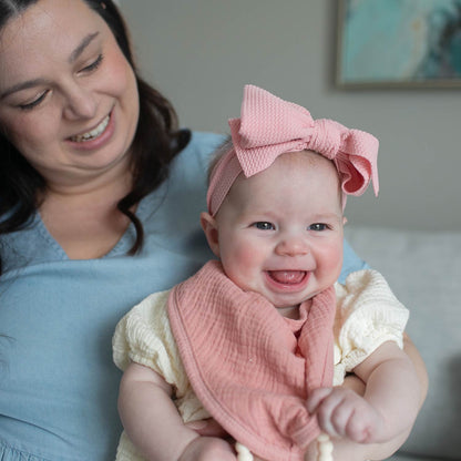 Dr. Brown’s® Muslin Bandana Bibs with Flexees™ Beaded Teether Ring