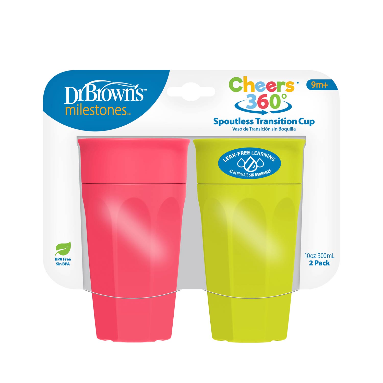 Dr. Brown’s® Milestones™ Cheers360™ Cup, 10 oz/300 mL