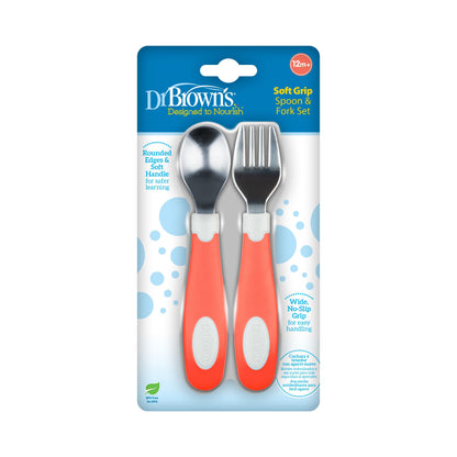 Dr. Brown’s™ Designed to Nourish™ Soft-Grip Spoon and Fork