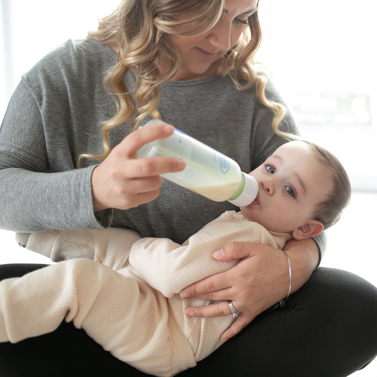 Dr. Brown's Natural Flow Anti-Colic Options+ Narrow Glass Baby Bottle, with Level 1 Slow Flow Nipple