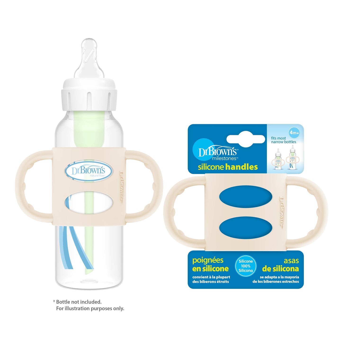 Dr. Brown’s® Milestones™ Narrow Silicone Handles