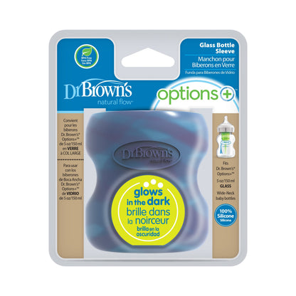 Dr. Brown's Natural Flow® Options+™ Wide-Neck Glass Bottle Silicone Sleeves
