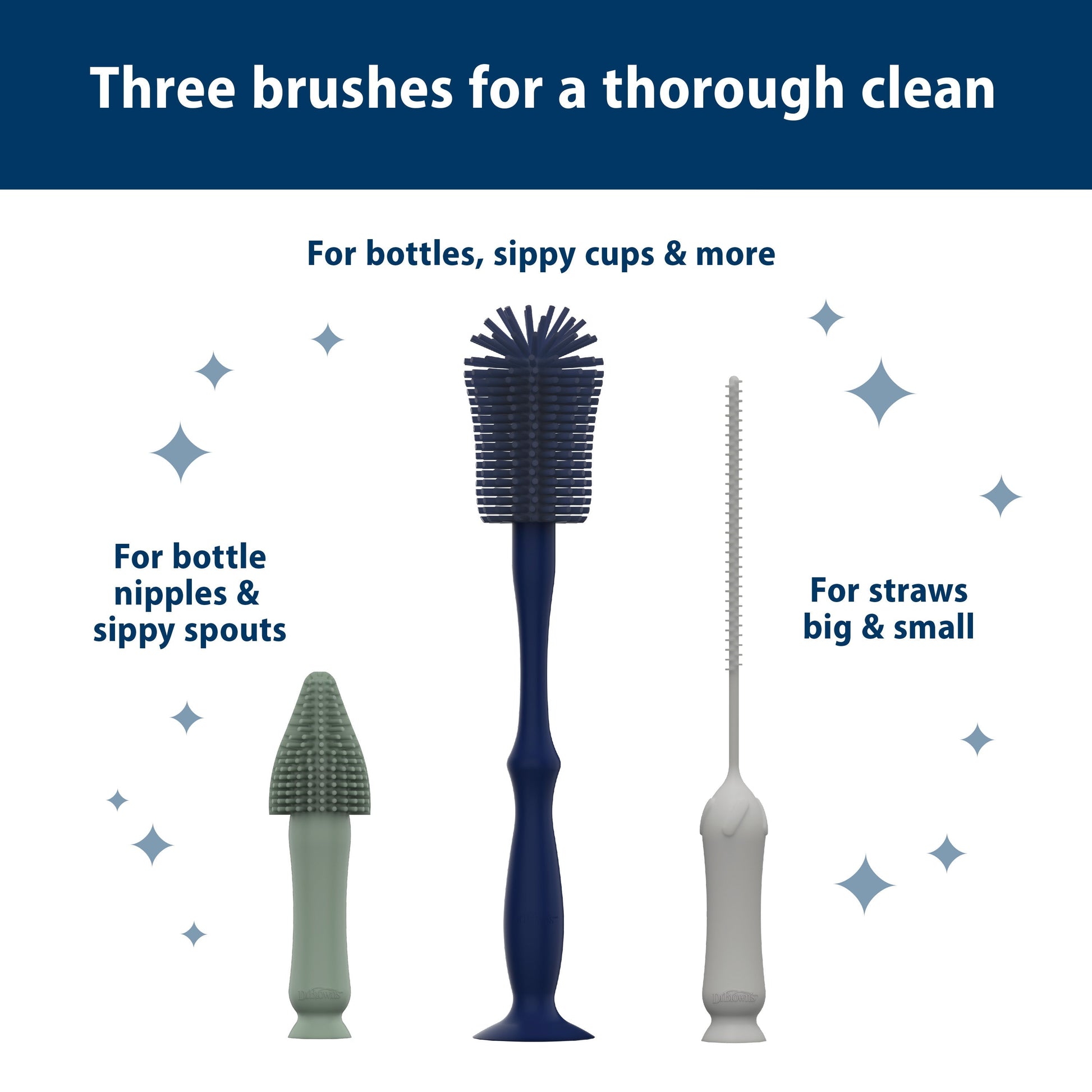 Dr. Brown’s® Silicone Cleaning Brush Set