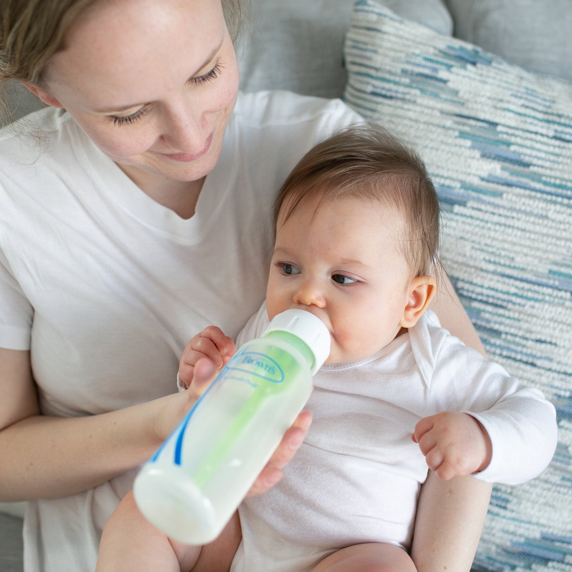 Dr. Brown's Natural Flow Anti-Colic Options+ Narrow Baby Bottle, with Level 1 Slow Flow Nipple