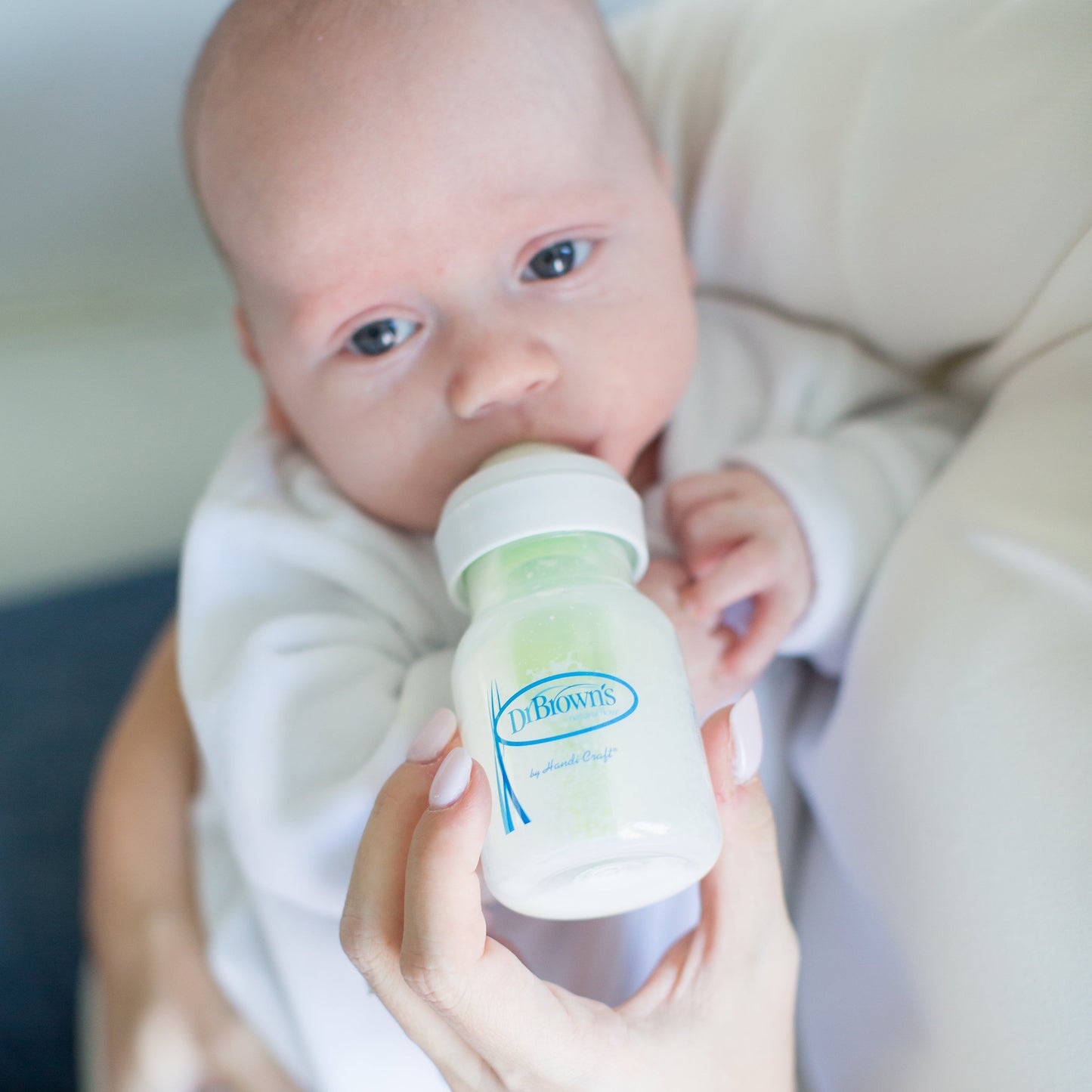 Dr. Brown's Natural Flow Anti-Colic Narrow Baby Bottle, 2oz/60mL with Preemie Flow™ Nipple, 2-Pack