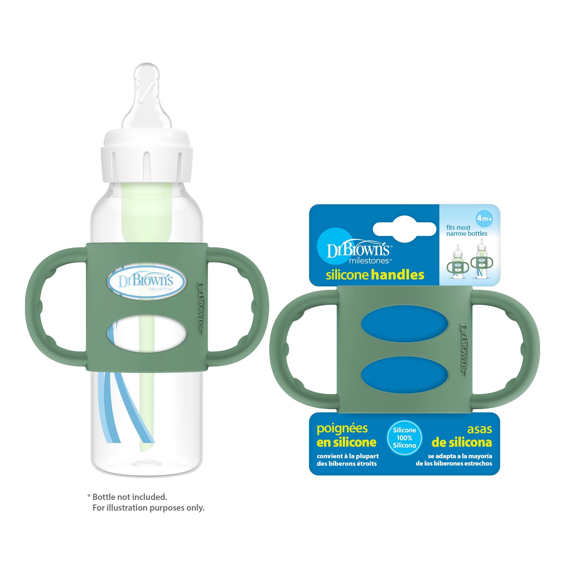 Dr. Brown’s® Milestones™ Narrow Silicone Handles