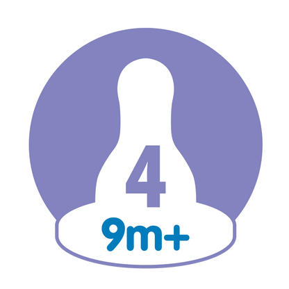 Dr. Brown's Natural Flow Narrow Baby Bottle Silicone Nipple, Level 4, 2-Pack