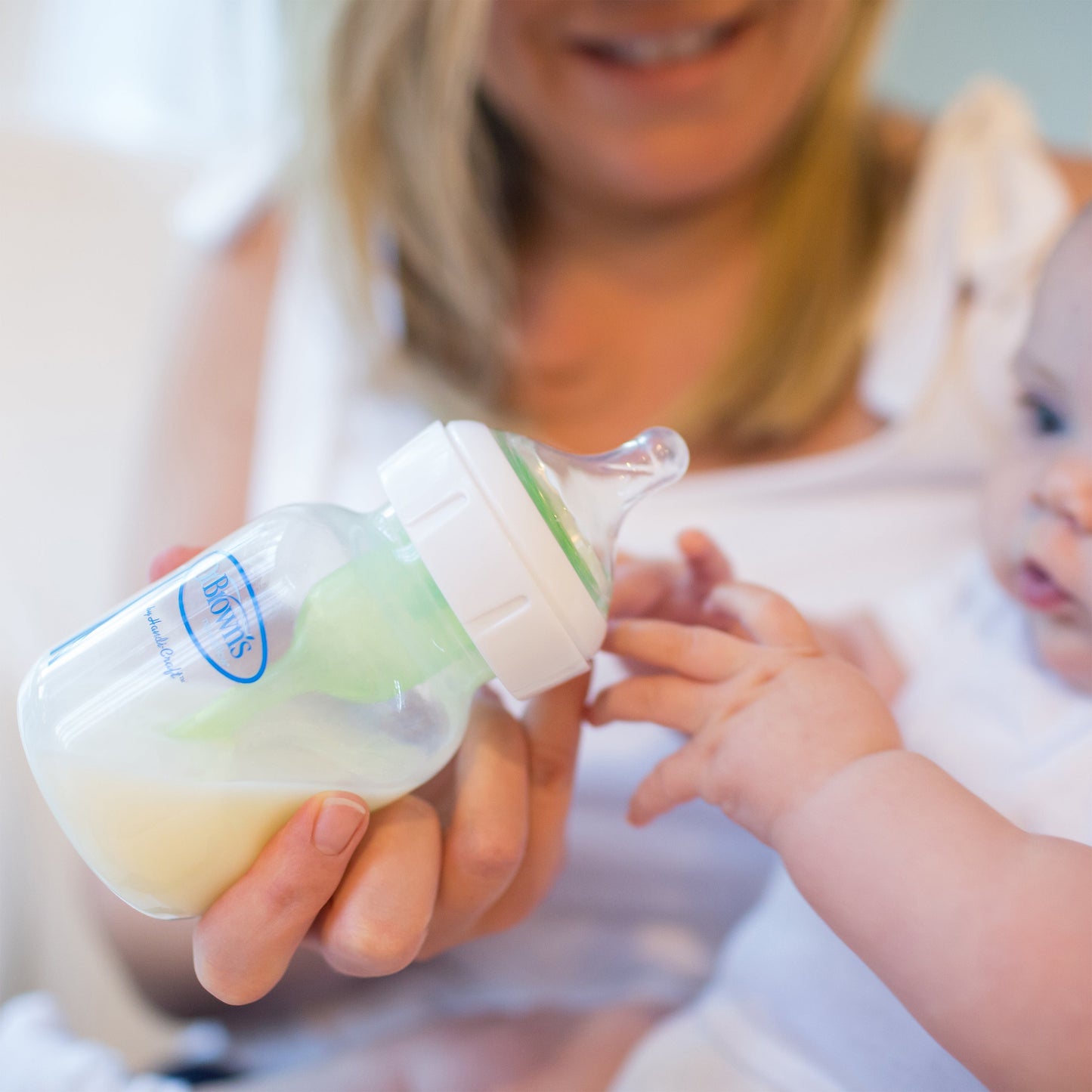 Dr. Brown's Natural Flow Wide-Neck Baby Bottle Silicone Nipple, Level Preemie, 6-Pack